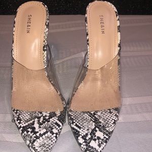 She&In Snake Print Heel
